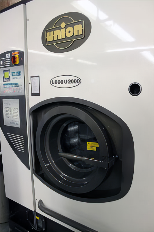 Professional machinery for high volume and highly soiled textiles